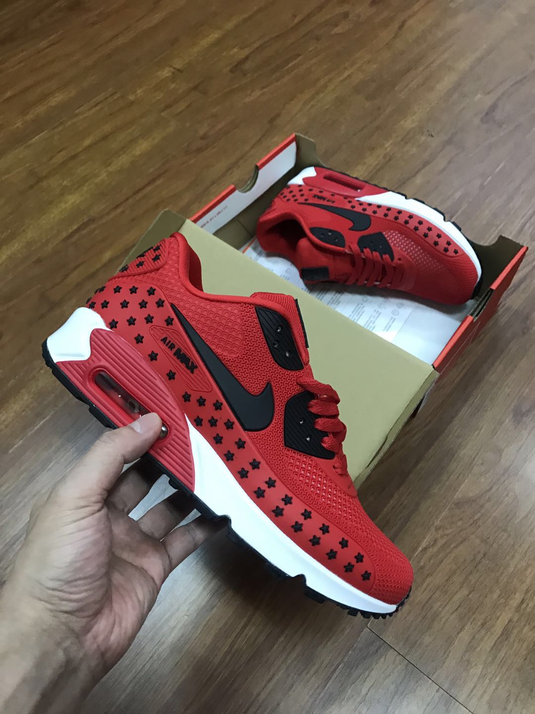 Nike Air Max 90 KPU Wine Red Black Shoes